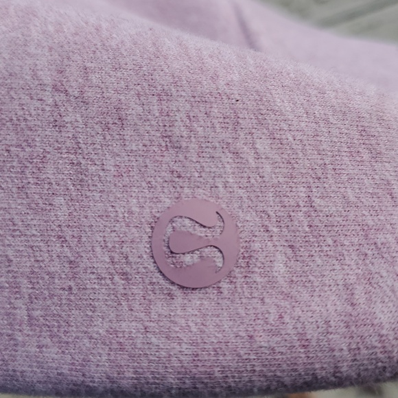 Lululemon W3DVBS All Yours Fleece Hoodie In Heathered Pink Taupe Size 8 - Picture 5 of 14